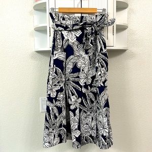 Zara tropical print skirt